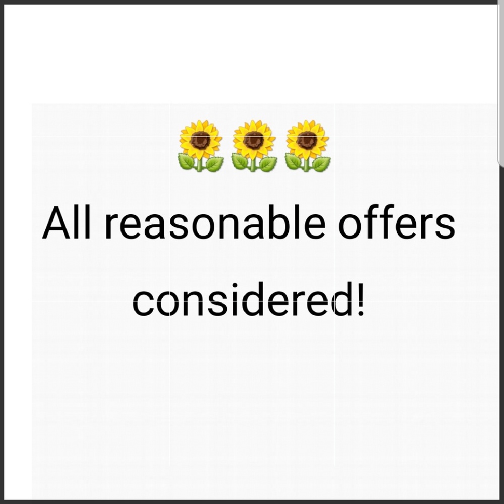 Reasonable offers